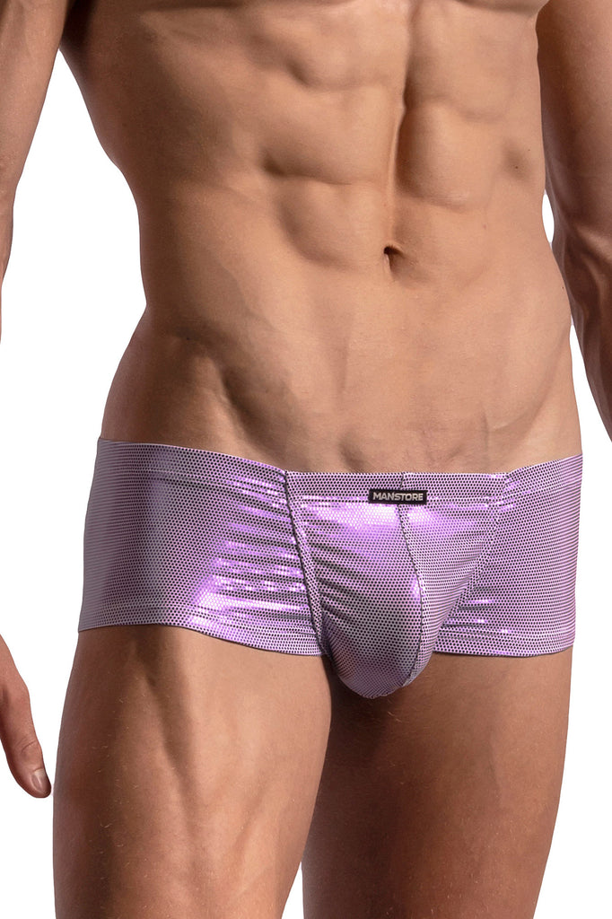 Manstore Hot Pants M2198 - white/lilac
