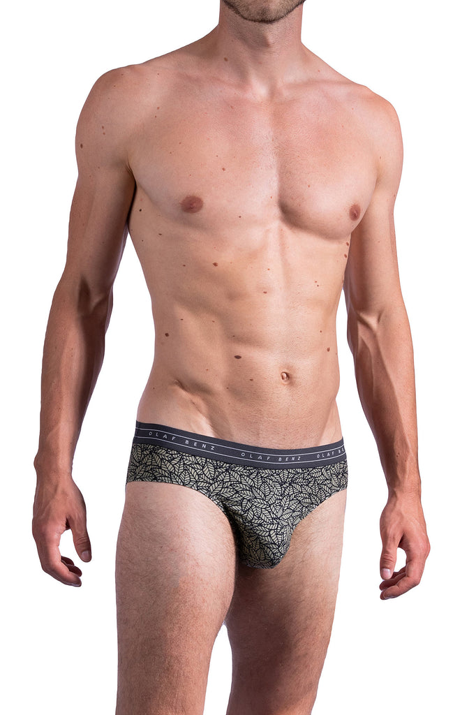Olaf Benz RED2164 Sportbrief - stone leaf