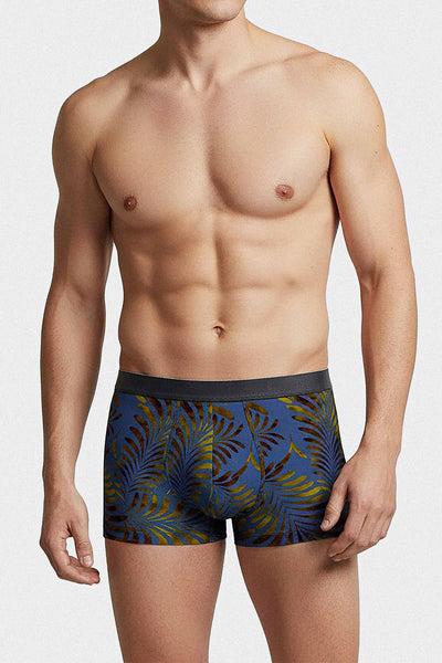 I AM Retro Auric in Blau mit Farndruck aus Lyocell von Impetus