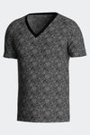 I AM Shirt Hypnotic aus Lyocell in Schwarz mit weißem Viereckmuster von Impetus
