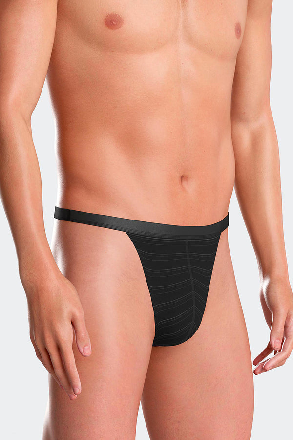 I AM String Linear aus feiner Microfaser mit Streifendessin - hergestellt von Impetus