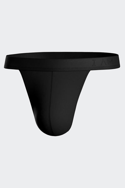 I AM String Nagi von Impetus aus weichem Lyocell in Schwarz 