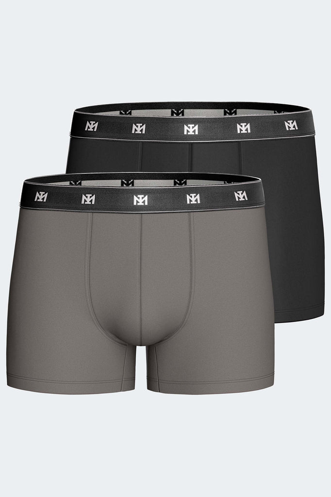 Impetus Retro Gridline aus Lyocell mit Elasthan in Grau und Schwarz
