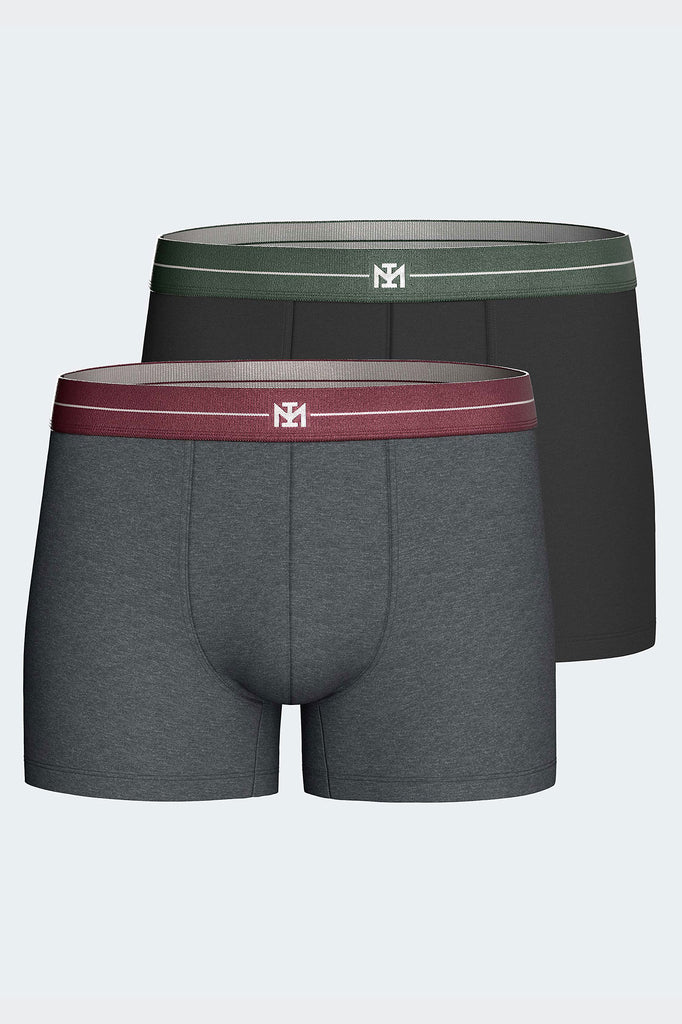 Impetus Retro-Pants Ignite aus Baumwoll- Mischgewebe in Grau und Schwarz