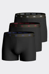 3x Impetus Retro Cotton-Stretch aus Baumwolle mit Elasthan in Schwarz