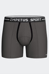 IMPETUS Retro Sport aus Microfaser in Grau mit langem Bein
