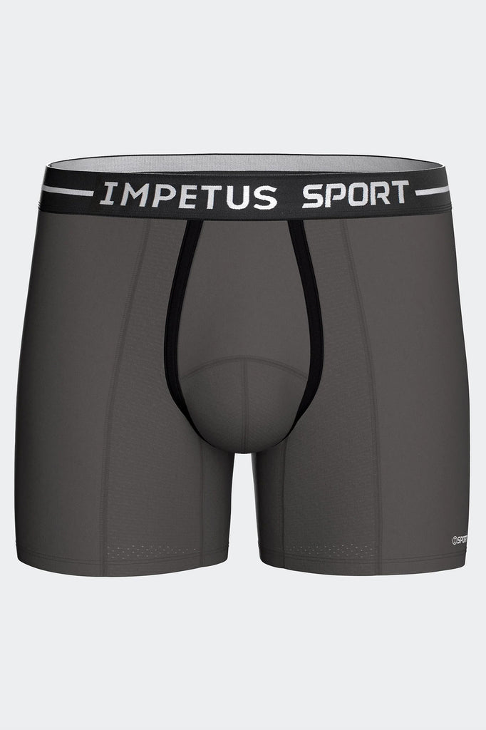IMPETUS Retro Sport aus Microfaser in Grau mit langem Bein