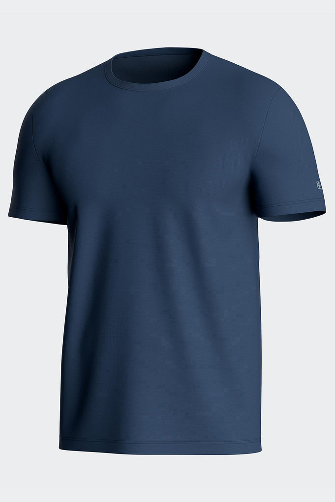 Impetus Shirt Asuka in Blau aus einer samtweichen Lyocell/Baumwollmischung