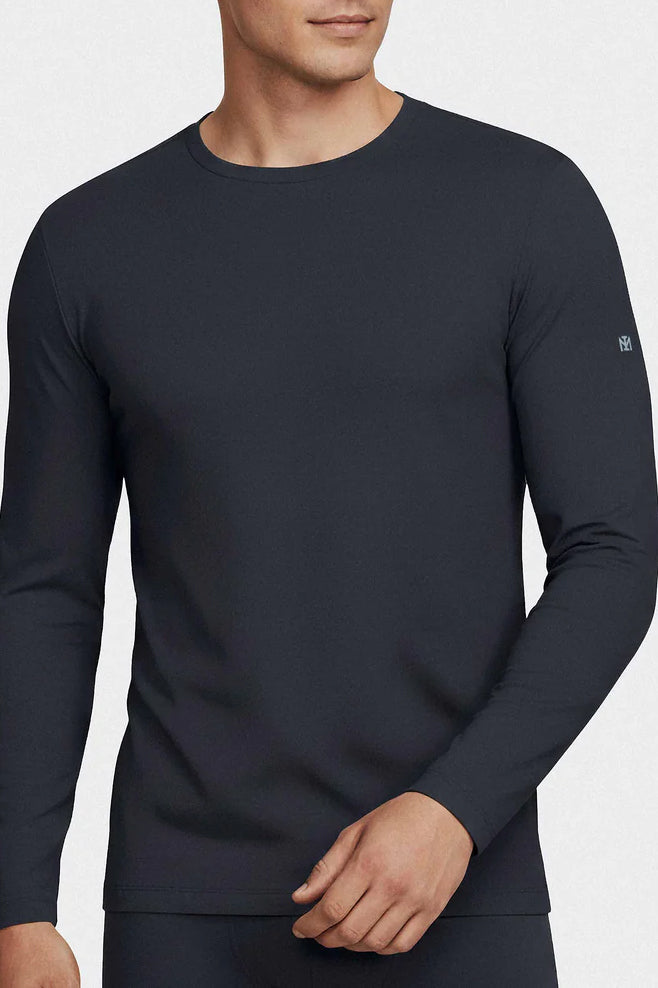 Impetus Langarm Shirt Asuka aus Lyocell und Baumwolle in Navyblau