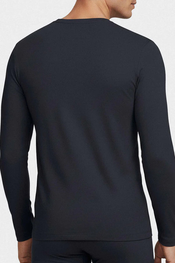 Impetus Langarm Shirt Asuka aus Lyocell und Baumwolle in Navyblau