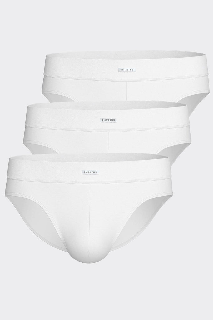 Impetus Slip Cotton-Stretch 11292020 im 3er Pack aus Baumwolle mit Elasthan in Weiß