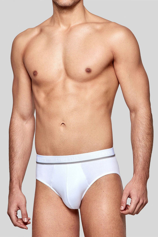 Impetus Slip Cotton Stretch iim Doppelpack  aus Baumwolle mit Elasthan in Weiß