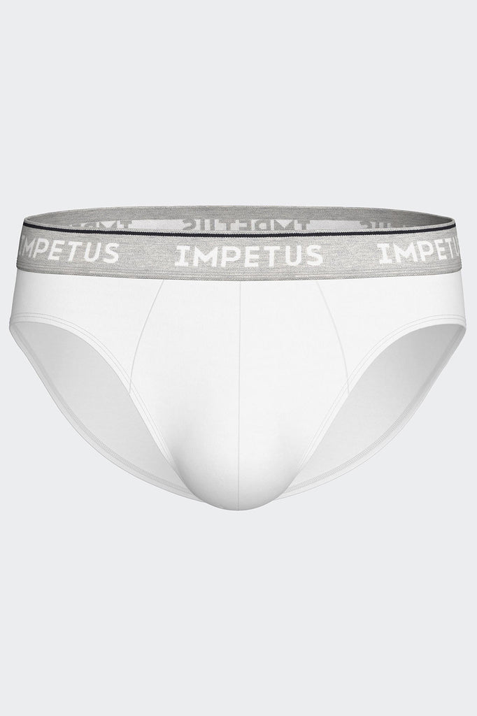 Impetus Slip Organic aus Baumwolle in Weiß mit gewebtem Bund 