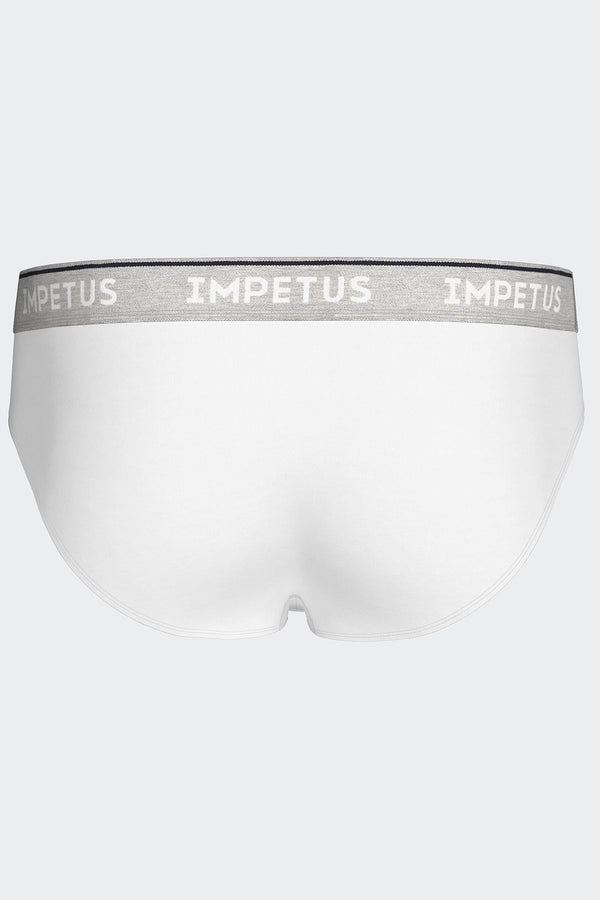 Impetus Slip Organic aus Baumwolle in Weiß mit gewebtem Bund 