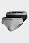 Impetus Slip Pacific aus Lyocell/Elasthan in Graumelange und Schwarz