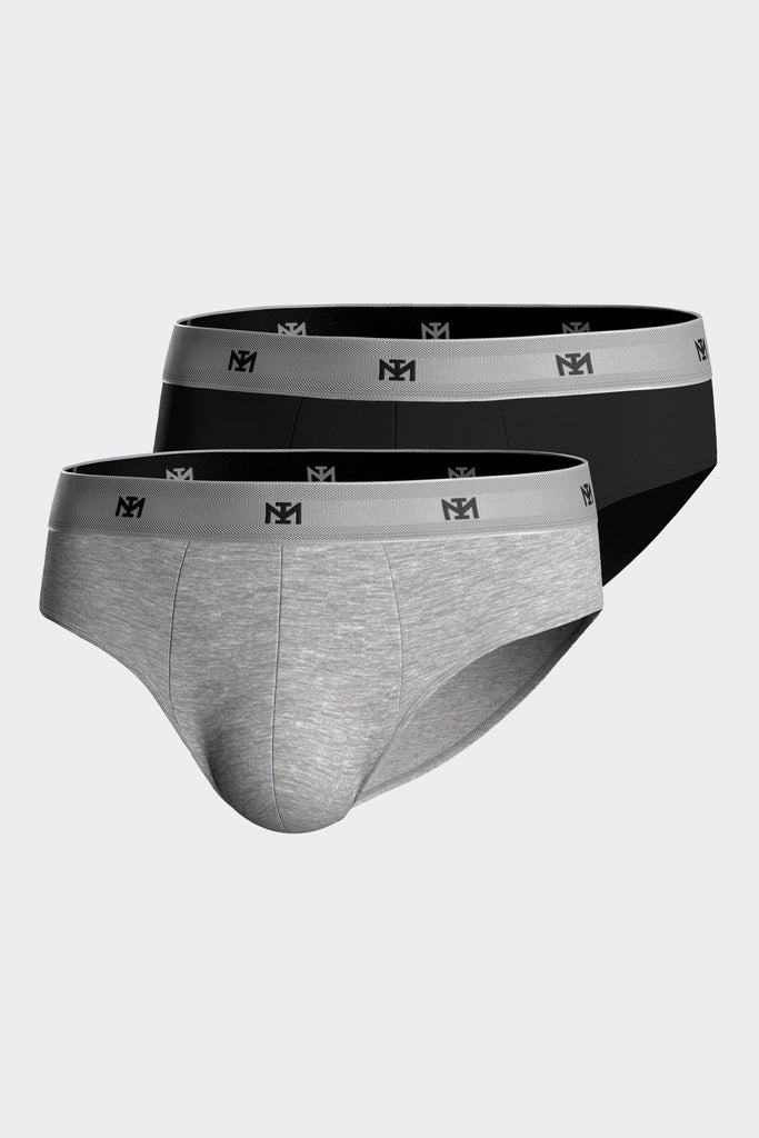 Impetus Slip Pacific aus Lyocell/Elasthan in Graumelange und Schwarz