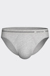 Impetus Slip Cotton Seamless aus Mischgewebe in Grau-Melange