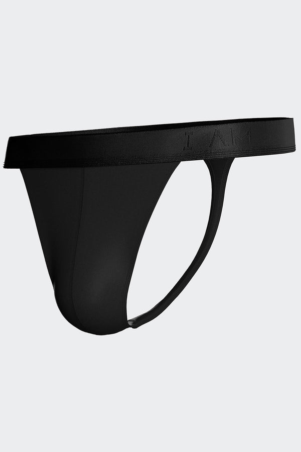 I AM String Nagi von Impetus aus weichem Lyocell in Schwarz 