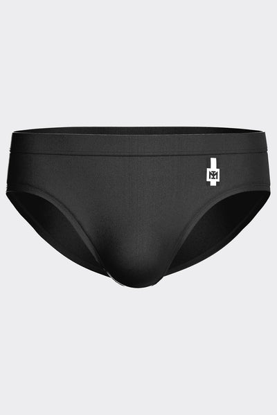 Impetus Swim Slip Cayo in Schwarz aus einer Polyamid- Elasthanmischung