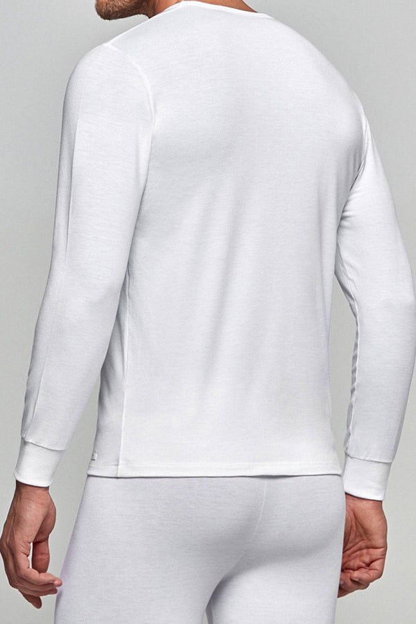 Impetus Langarm Thermo Shirt - weiß
