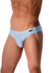 Manstore Beach Micro Brief M2578 aus glänzender Jersey-Ware in Himmelblau