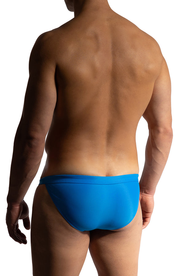 Manstore Beach Micro Tanga aus Jersey in Marino-Blau
