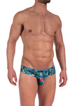 Manstore Cheeky Brief M800 aus Microfaser in Blue Flower