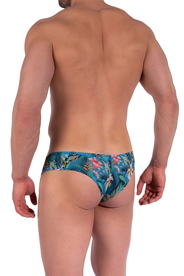 Manstore Cheeky Brief M800 aus Microfaser in Blue Flower