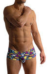 Manstore Hot Pants M800 aus Microfaser mit Cartoon-Druck