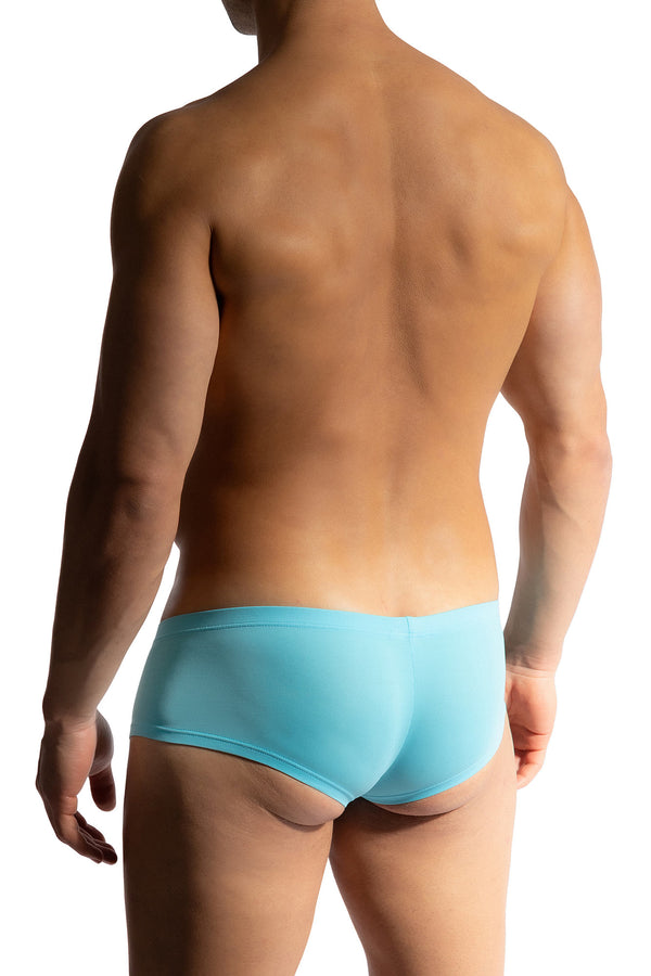 Manstore Hot Pants M800 aus leichter Microfaser in Light Blue