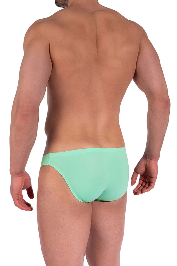 Manstore Micro Brief M800 aus Microfaser in Mint-Grün