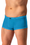 Manstore Micro Pants M101 aus halbtransparenter Microfaser in Blau