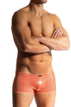 Manstore Micro Pants M2471 mit satinierter Glanzoberfläche auf leichter Microfaser in Rosa