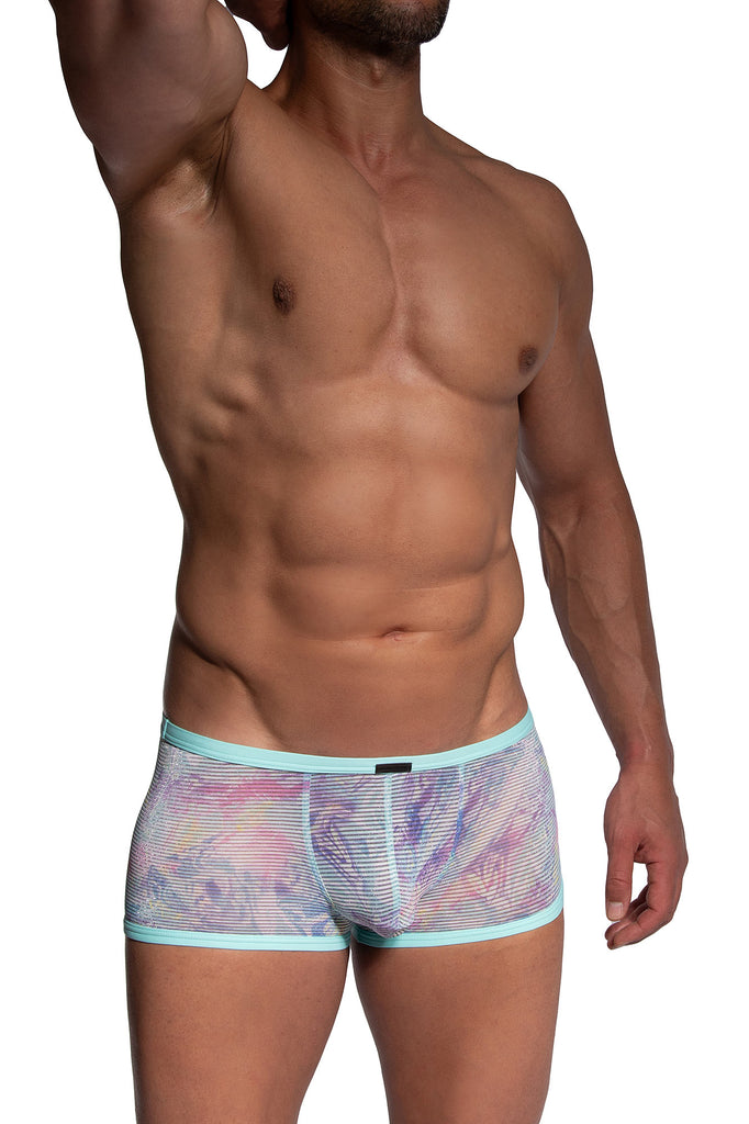 Manstore Micro Pants M2481 aus Microfaser in Aqua-Blue