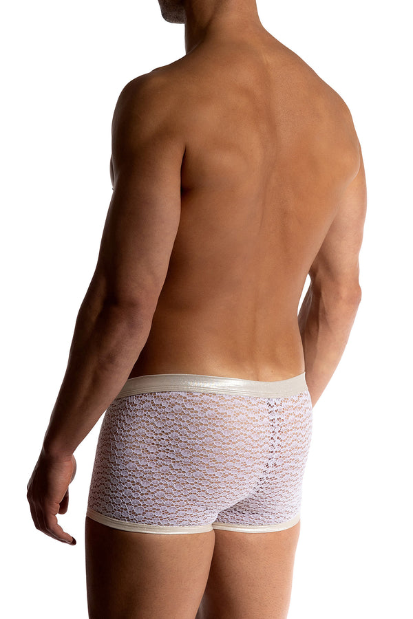 Manstore Micro Pants M2512 aus Spitze in Weiß