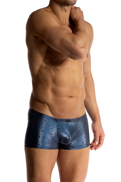 Manstore Micro Pants M2517 aus Kunstfaser mit Regentropfen-Druck