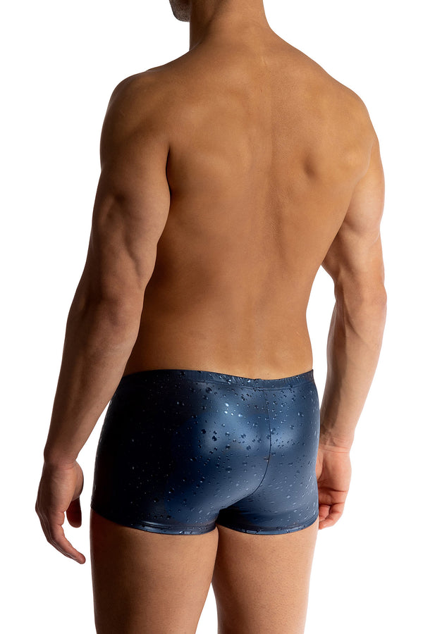 Manstore Micro Pants M2517 aus Kunstfaser mit Regentropfen-Druck