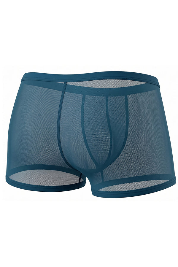 Manstore Micro Pants M2572 aus tranparenter Microfaser in Blau