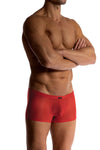 Manstore Micro Pants M101 in aus Microfaser in Chilirot