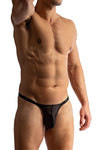 Manstore Tower String M101 aus weicher Microfaser in Schwarz