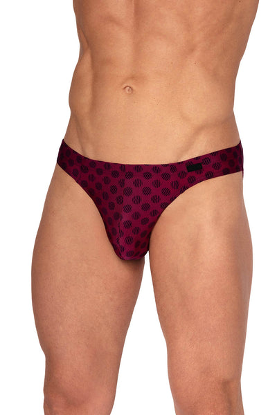 Olaf Benz Brazilbrief RED2558 aus halbtransparenter Microfaser in Berry/Blue