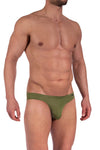 Olaf Benz Brazilbrief RED2363 aus seidiger Microfaser in Khaki