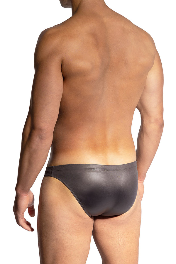 Olaf Benz Brazilbrief RED2428 mit schimmernden Foil-Druck in Coffee-Schwarz