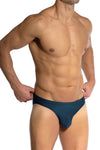 Olaf Benz Brazilbrief RED2504 aus Microfaser in blau/grüner Streifenoptik