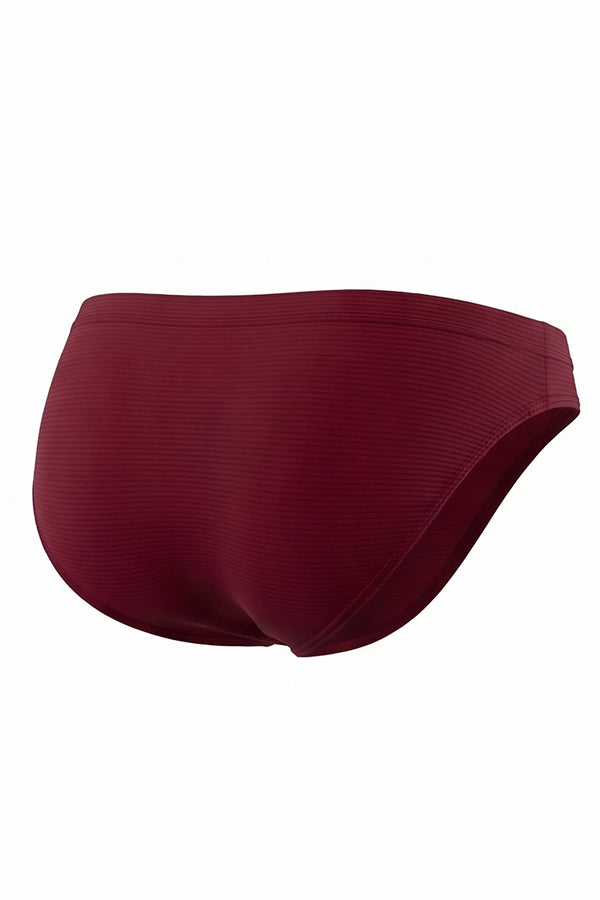 Olaf Benz Brazilbrief RED2555 aus Microfaser mit Ringelstruktur in Rot