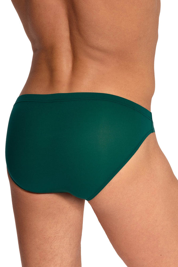 Olaf Benz Brazilbrief RED2557 aus Microfaser in Bottle-Grün