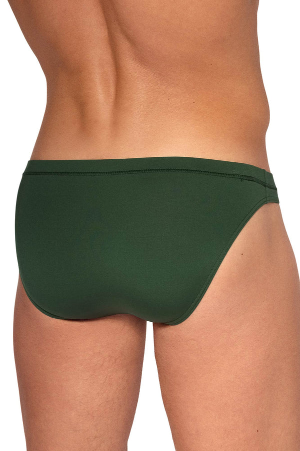 Olaf Benz Brazilbrief RED2561 aus weicher Microfaser in Dunkelgrün