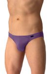 Olaf Benz Brazilbrief RED2600 aus Microfaser mit Ringelstruktur in Purple