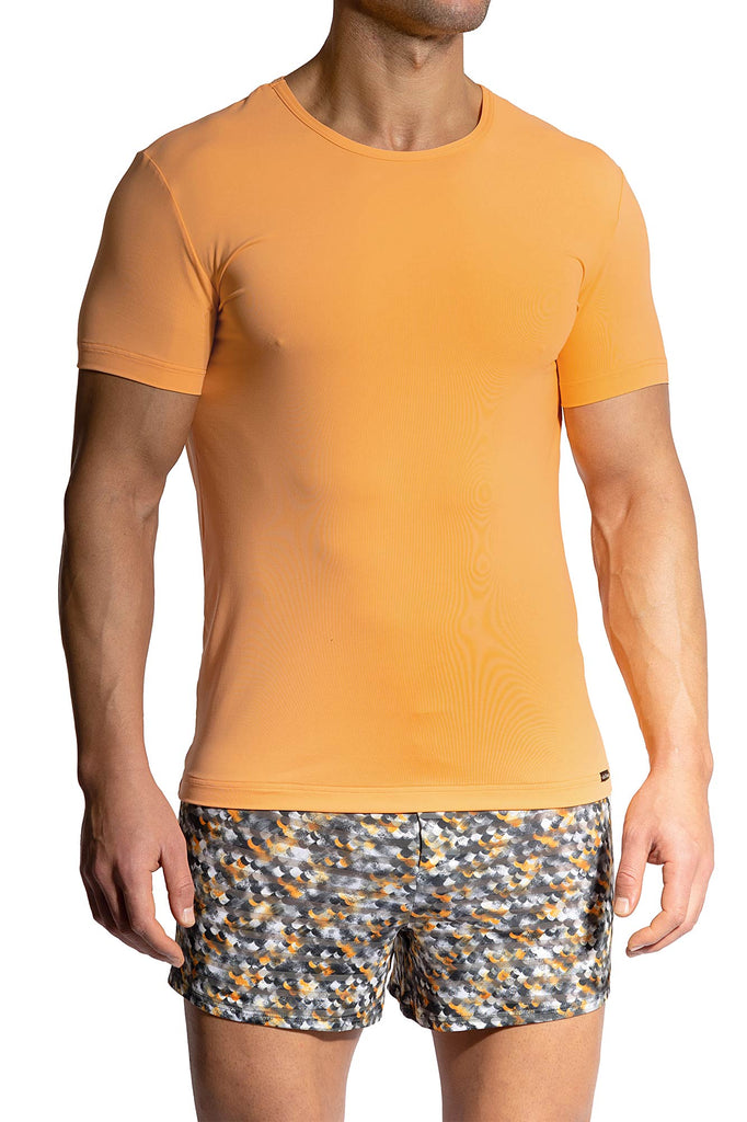 Olaf Benz Mastershirt RED2406 aus Microfaser in Apricot