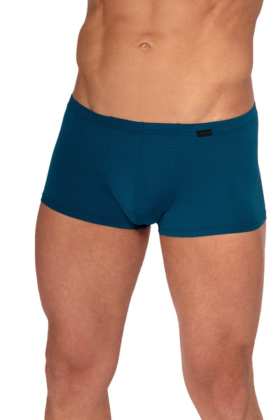 Olaf Benz Minipants RED2555 aus Microfaser mit Ringelstruktur in Blau